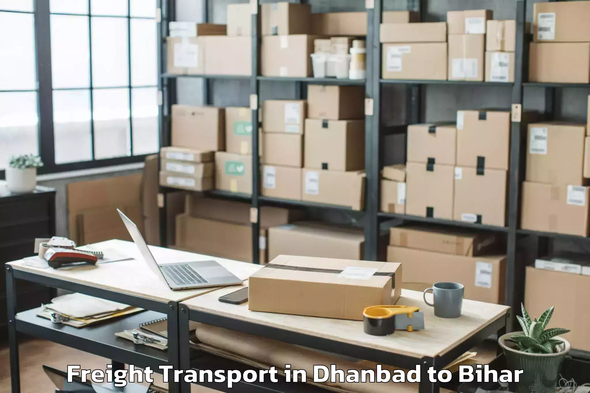 Easy Dhanbad to Belhar Freight Transport Booking